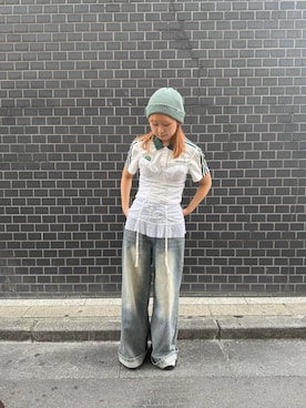 「ビスチェコーデ」｜ﾏﾘﾝさん（レディース・152cm）の夏コーディネート