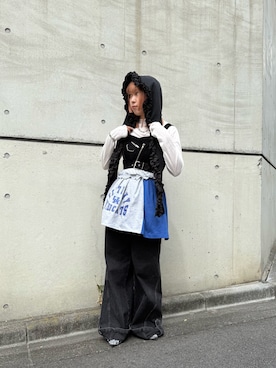 「kaorinomori（カオリノモリ）のアイテム」を使った、ﾏﾘﾝさん（レディース・152cm）の秋コーディネート