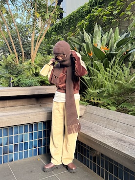 「MOUSSY（マウジー）のアイテム」を使った、ﾏﾘﾝさん（骨格ウェーブ・レディース・152cm）の秋コーディネート