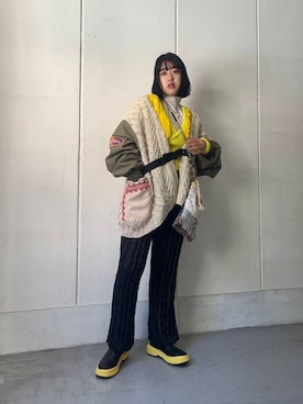 「camper」｜Azuna Yamatsuさん（レディース・157cm）の秋コーディネート