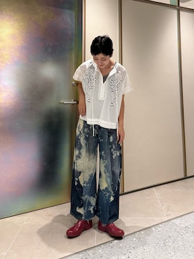 Azuna Yamatsuさん（レディース・158cm）の夏コーディネート