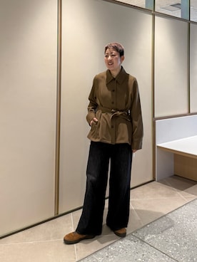 Azuna Yamatsuさん(レディース・158cm)の冬コーディネート