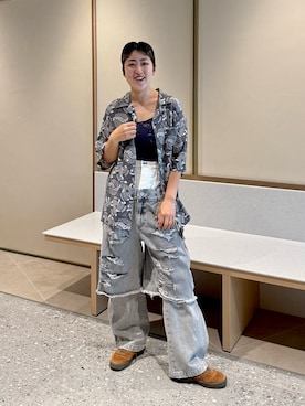 Azuna Yamatsuさん(レディース・158cm)の夏コーディネート