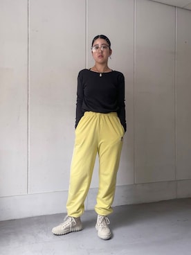 「camper」｜Azuna Yamatsuさん（レディース・157cm）の夏コーディネート