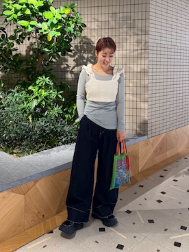 Azuna Yamatsuさん(レディース・158cm)の夏コーディネート