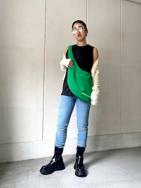 「camper」｜Azuna Yamatsuさん（レディース・157cm）の秋コーディネート