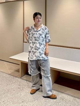 Azuna Yamatsuさん(レディース・158cm)の夏コーディネート