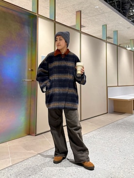 「アイテム（食器/キッチン）」を使った、Azuna Yamatsuさん（レディース・158cm）の秋コーディネート