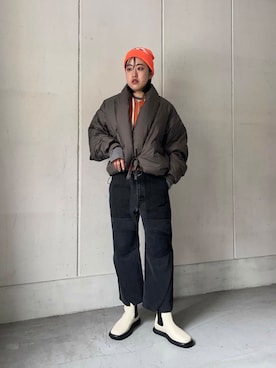 「camper」｜Azuna Yamatsuさん（レディース・157cm）の秋コーディネート