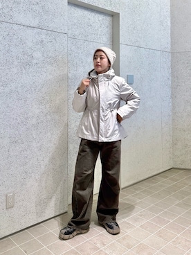 「アイテム（その他アウター）」を使った、Azuna Yamatsuさん（レディース・158cm・30代）の秋コーディネート