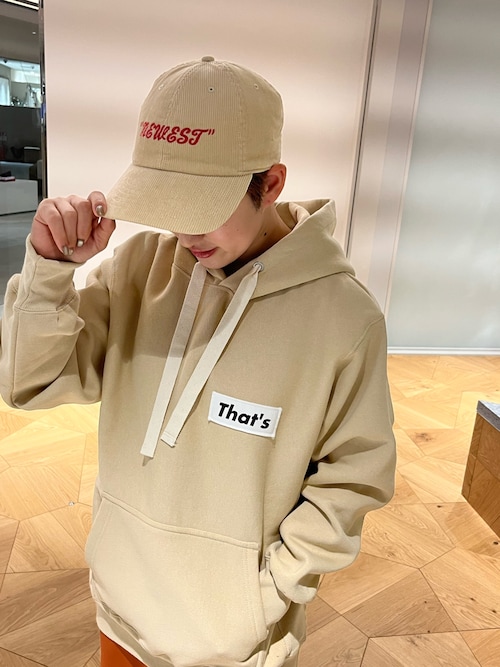 RULE THE TATE ベージュ パーカー サイズ2 RULE THE TATE ベージュ