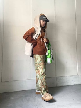 Azuna Yamatsuさん（レディース・157cm）の秋コーディネート