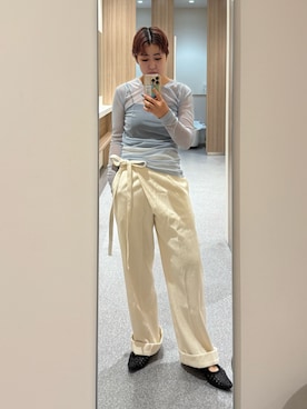 Azuna Yamatsuさん（レディース・158cm）の秋コーディネート