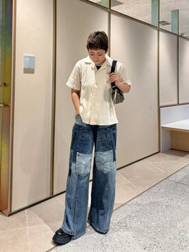 Azuna Yamatsuさん（レディース・158cm）の春コーディネート