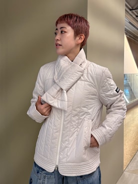 「アイテム（ジャケット/アウター）」を使った、Azuna Yamatsuさん（レディース・158cm）の秋コーディネート