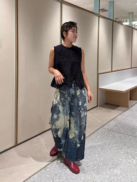 Azuna Yamatsuさん（レディース・158cm）の夏コーディネート