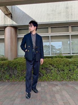 cuzan0812さん（骨格ストレート・メンズ・168cm）の秋コーディネート