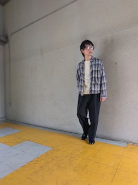 「アイテム（その他アウター）」を使った、cuzan0812さん（メンズ・168cm）の春コーディネート