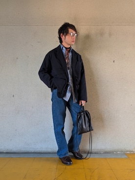 「メンズファッション」｜cuzan0812さん（メンズ・168cm）の冬コーディネート