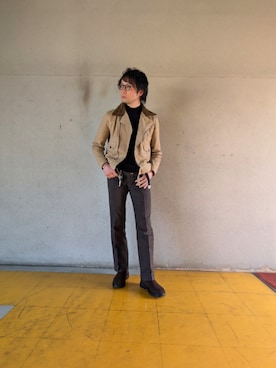 「Wrangler（ラングラー）のアイテム」を使った、cuzan0812さん（メンズ・168cm）の春コーディネート