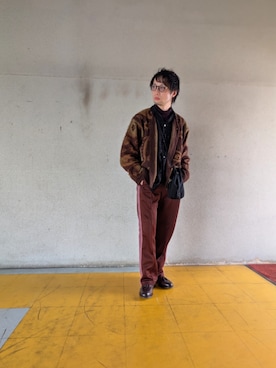 「Needles（ニードルス）のアイテム」を使った、cuzan0812さん（メンズ・168cm）の冬コーディネート