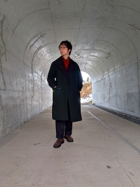 「KLEMAN（クレマン）のアイテム」を使った、cuzan0812さん（メンズ・168cm）の冬コーディネート