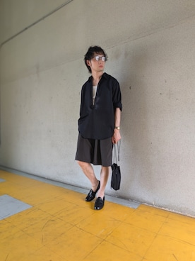 「EDIFICE（エディフィス）のアイテム」を使った、cuzan0812さん（メンズ・168cm）の夏コーディネート