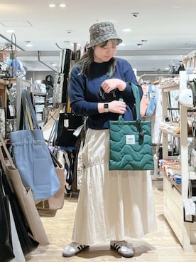 「ハットコーデ」｜ブルーブルーエさん（レディース・162cm）の秋コーディネート