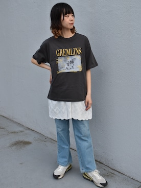 「Bleu Bleuet（ブルーブルーエ）のアイテム」を使った、ブルーブルーエさん（レディース・160cm）の春コーディネート