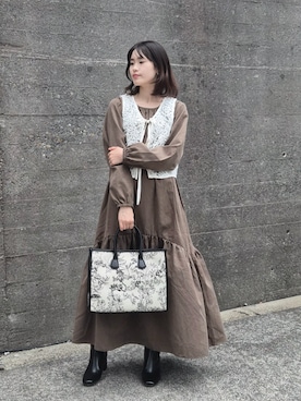 ブルーブルーエさん（レディース・158cm）の秋コーディネート