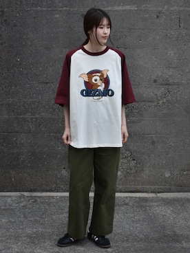 「Bleu Bleuet（ブルーブルーエ）のアイテム」を使った、ブルーブルーエさん（レディース・158cm）の春コーディネート