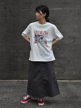 「Bleu Bleuet（ブルーブルーエ）のアイテム」を使った、ブルーブルーエさん（レディース・160cm）の春コーディネート