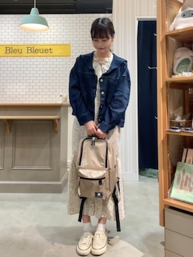 「リュックサック」｜ブルーブルーエさん（レディース・162cm）の秋コーディネート