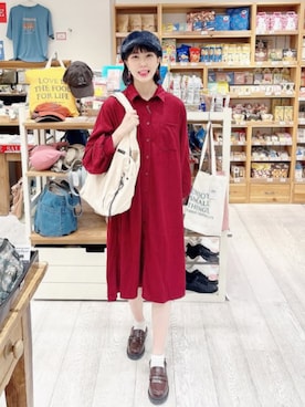 「Bleu Bleuet（ブルーブルーエ）のアイテム」を使った、ブルーブルーエさん（レディース・162cm）の秋コーディネート