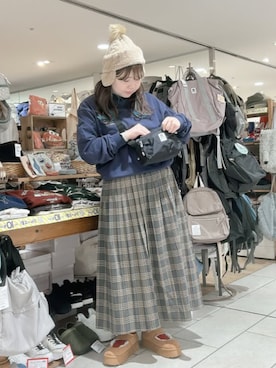 「厚底」｜ブルーブルーエさん（レディース・162cm）の秋コーディネート