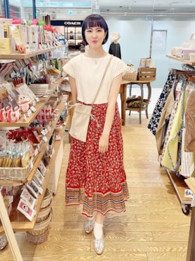 「ドッキングワンピ」｜ブルーブルーエさん（レディース・162cm）の秋コーディネート