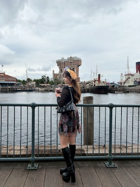 「AZUL by moussy（アズールバイマウジー）のアイテム（ショルダーバッグ）」を使った、ねねりんさん（レディース・160cm）の秋コーディネート