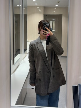 「アイテム（テーラードジャケット、その他）」を使った、ねねりんさん（レディース・160cm）の秋コーディネート