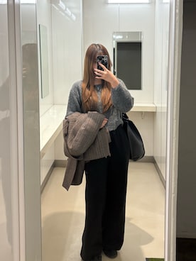 「Honeys（ハニーズ）のアイテム」を使った、ねねりんさん（レディース・160cm）の秋コーディネート