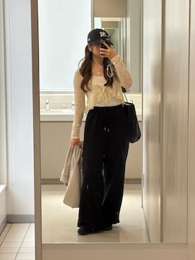 「AZUL by moussy（アズールバイマウジー）のアイテム」を使った、ねねりんさん（レディース・160cm）の秋コーディネート