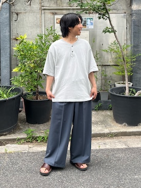 「EMMA CLOTHES（エマクローズ）のアイテム」を使った、たくさん（メンズ・165cm）の夏コーディネート