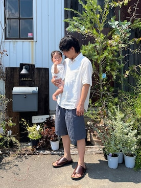 「ハーフパンツ」｜たくさん（メンズ・165cm・20代）の秋コーディネート