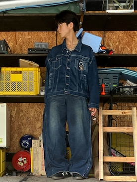 「アイテム（ジャケット/アウター）」を使った、jotaro48さん（メンズ・174cm・10代）の秋コーディネート