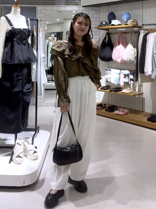 セール】アシメフリルギャザーブラウス 288147（シャツ/ブラウス