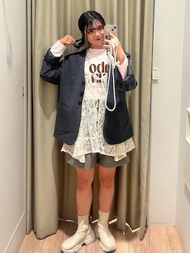 「アイテム（PC・スマホグッズ/家電）」を使った、kanaさん（レディース・161cm・20代）の秋コーディネート