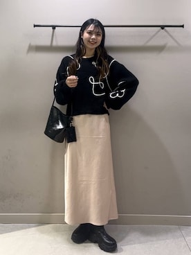 kanaさん（レディース・161cm）の冬コーディネート