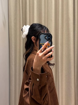 「アイテム（シュシュ）」を使った、kanaさん（レディース・161cm・20代）の秋コーディネート