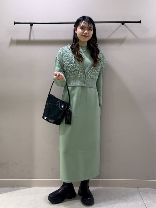 セール】フリンジベスト2Pワンピース 247487（ワンピース）｜LOWRYS