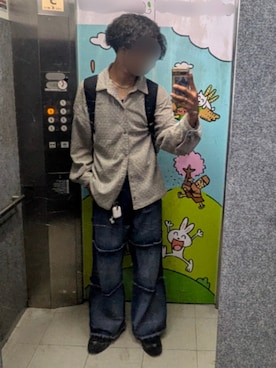 「アイテム（タンクトップ）」を使った、shunsukeさん（メンズ・177cm・10代）の秋コーディネート