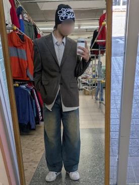 「アイテム（テーラードジャケット）」を使った、shunsukeさん（メンズ・177cm）の秋コーディネート
